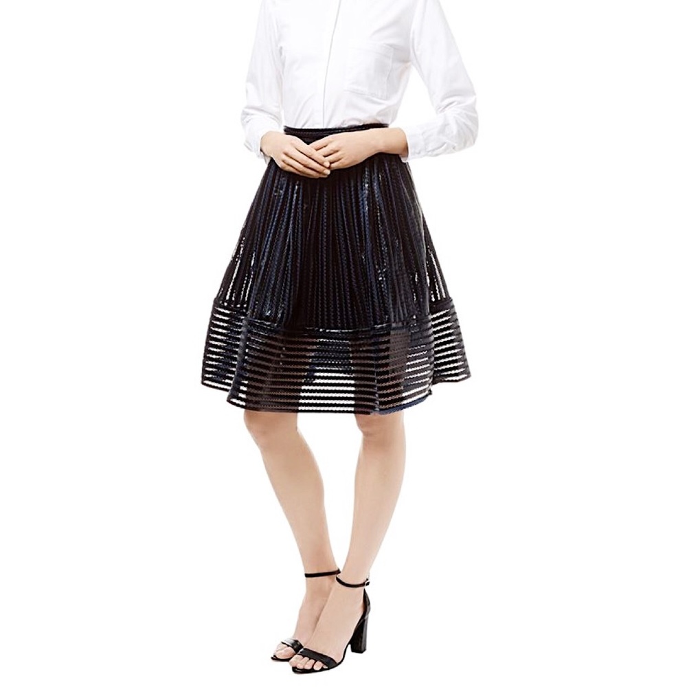 Maje Black Midi Skirt